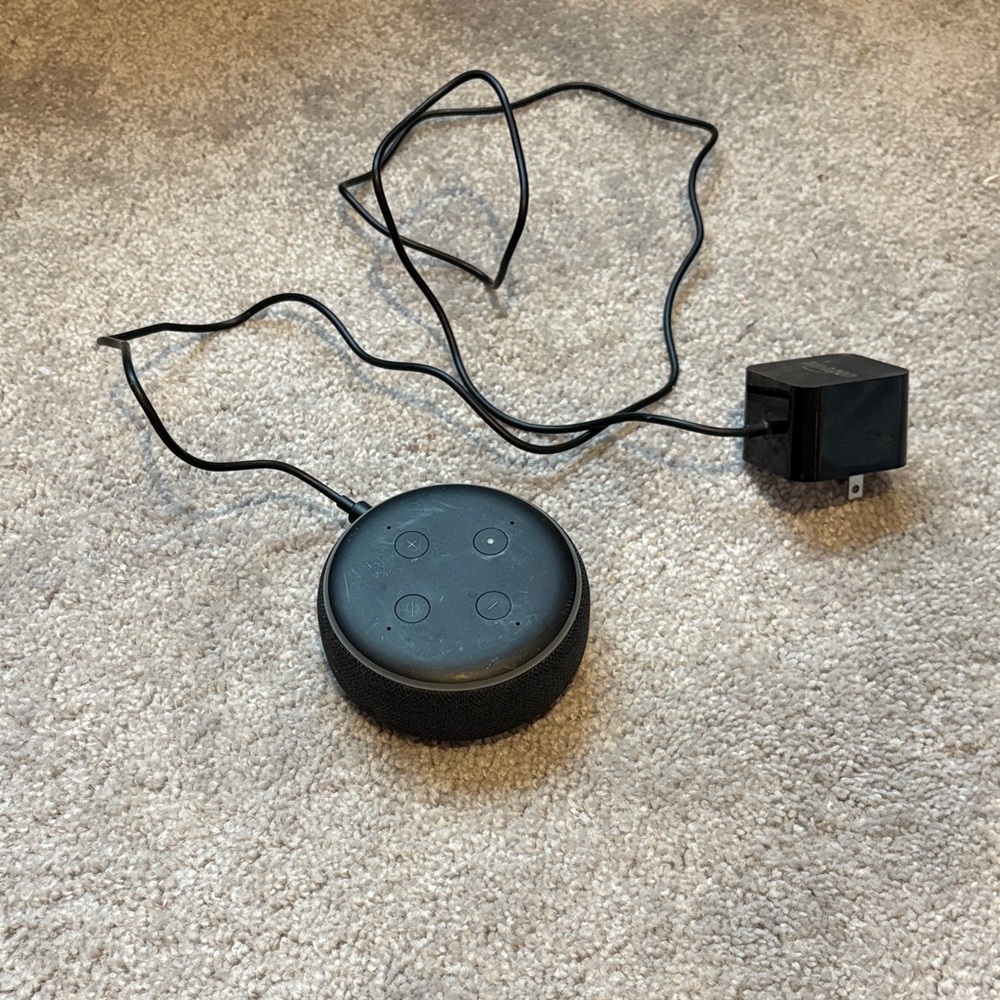 Amazon Echo Dot with Power Adapter - Black